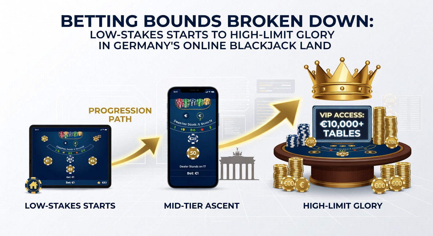 High-Limit-Blackjack-Tisch mit eleganten Chips und Live-Dealer, symbolisch für VIP-Spiele in deutschen Online-Casinos