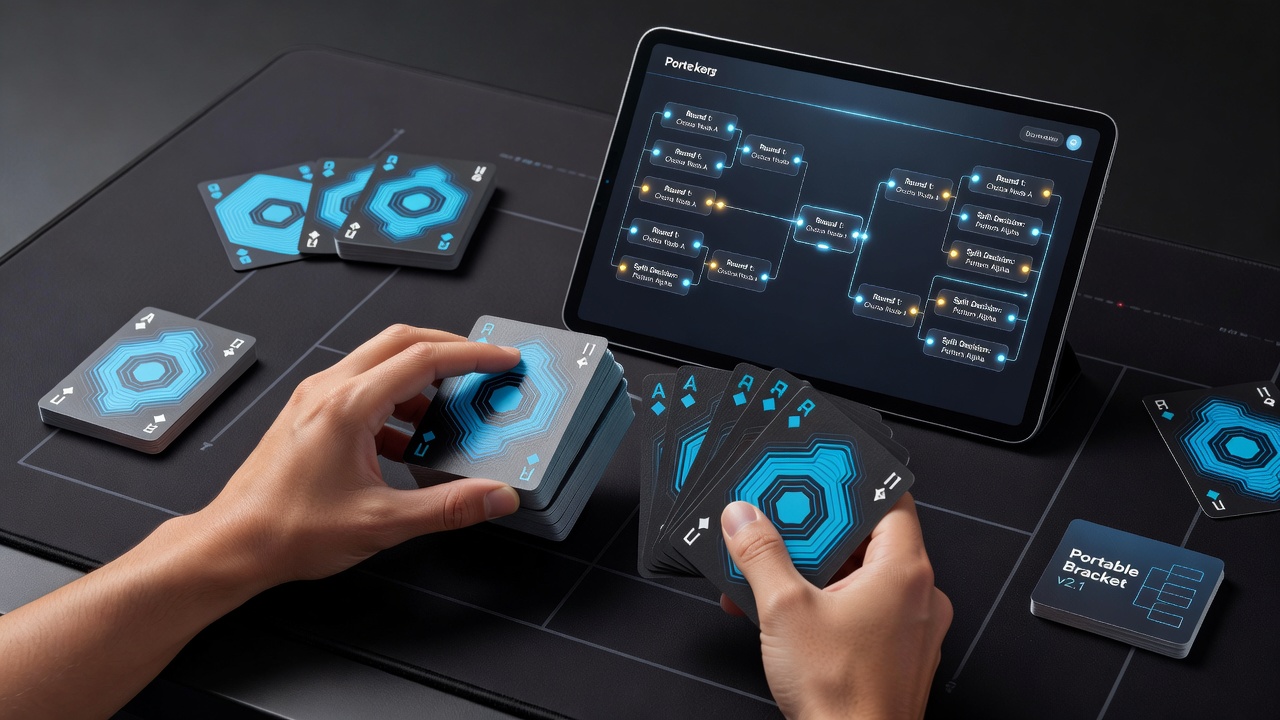 Ergonomische Handhaltung bei mobilen Kartenspiel-Turnieren mit Fokus auf Griffmuster und schnelle Entscheidungen