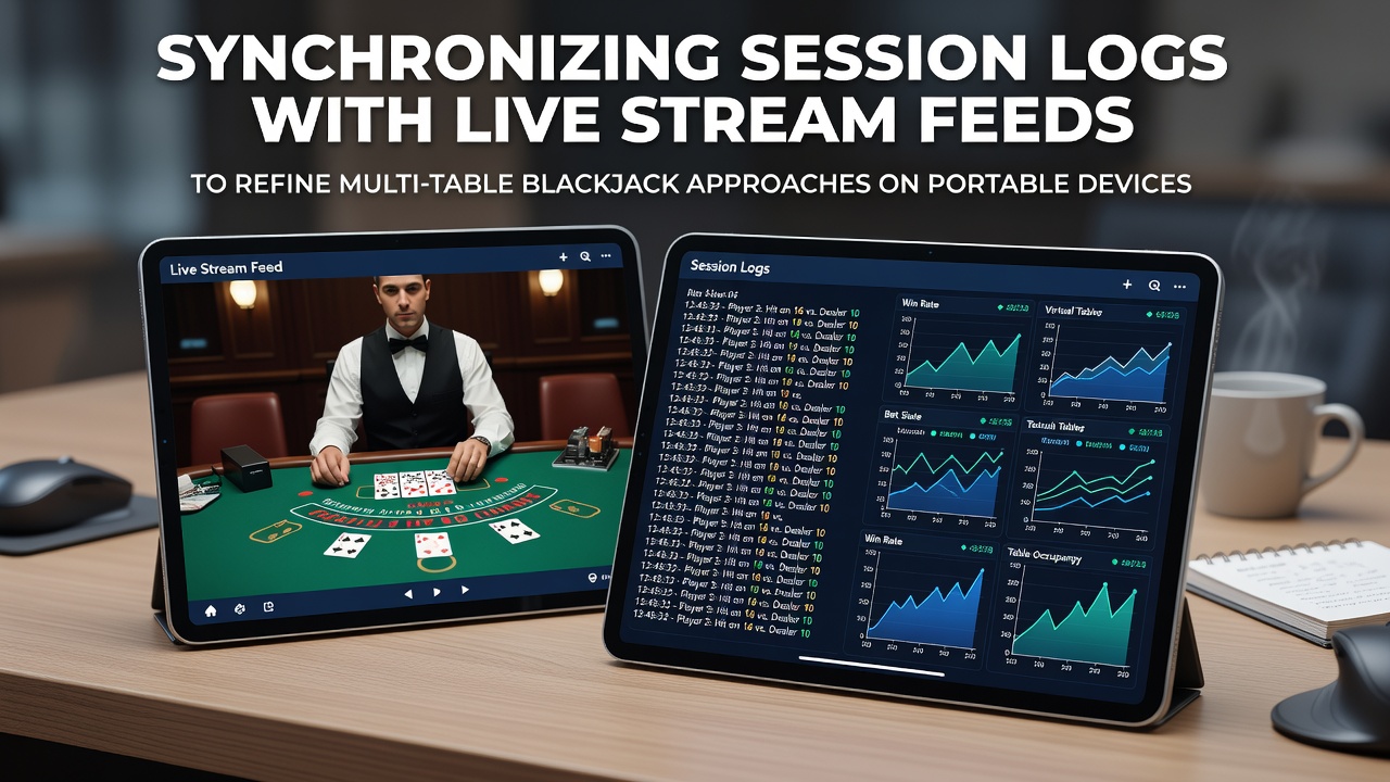 Technische Darstellung der Synchronisation von Session-Logs und Live-Stream-Feeds auf mobilen Blackjack-Plattformen