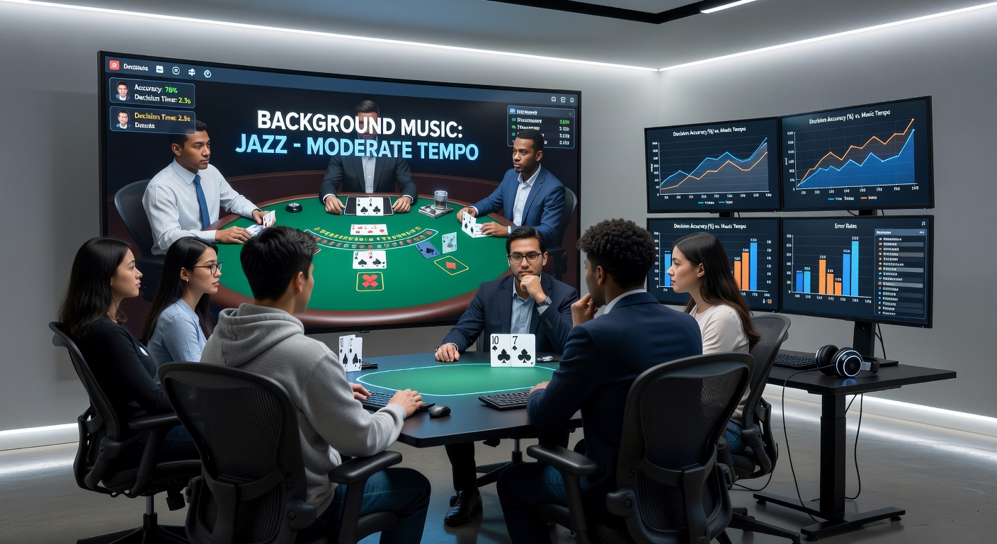 Analyse von Entscheidungsprozessen bei virtuellen Blackjack-Spielern mit variierender Hintergrundmusik